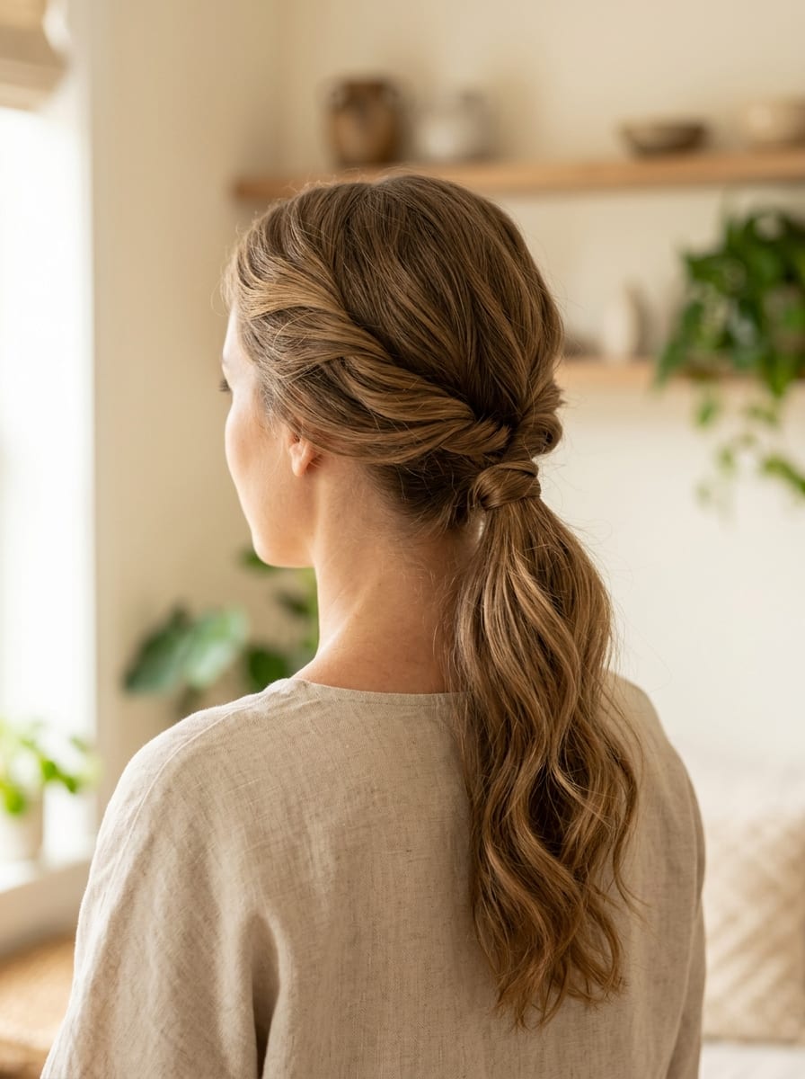 Twist Ponytail - Pferdeschwanz Frisur